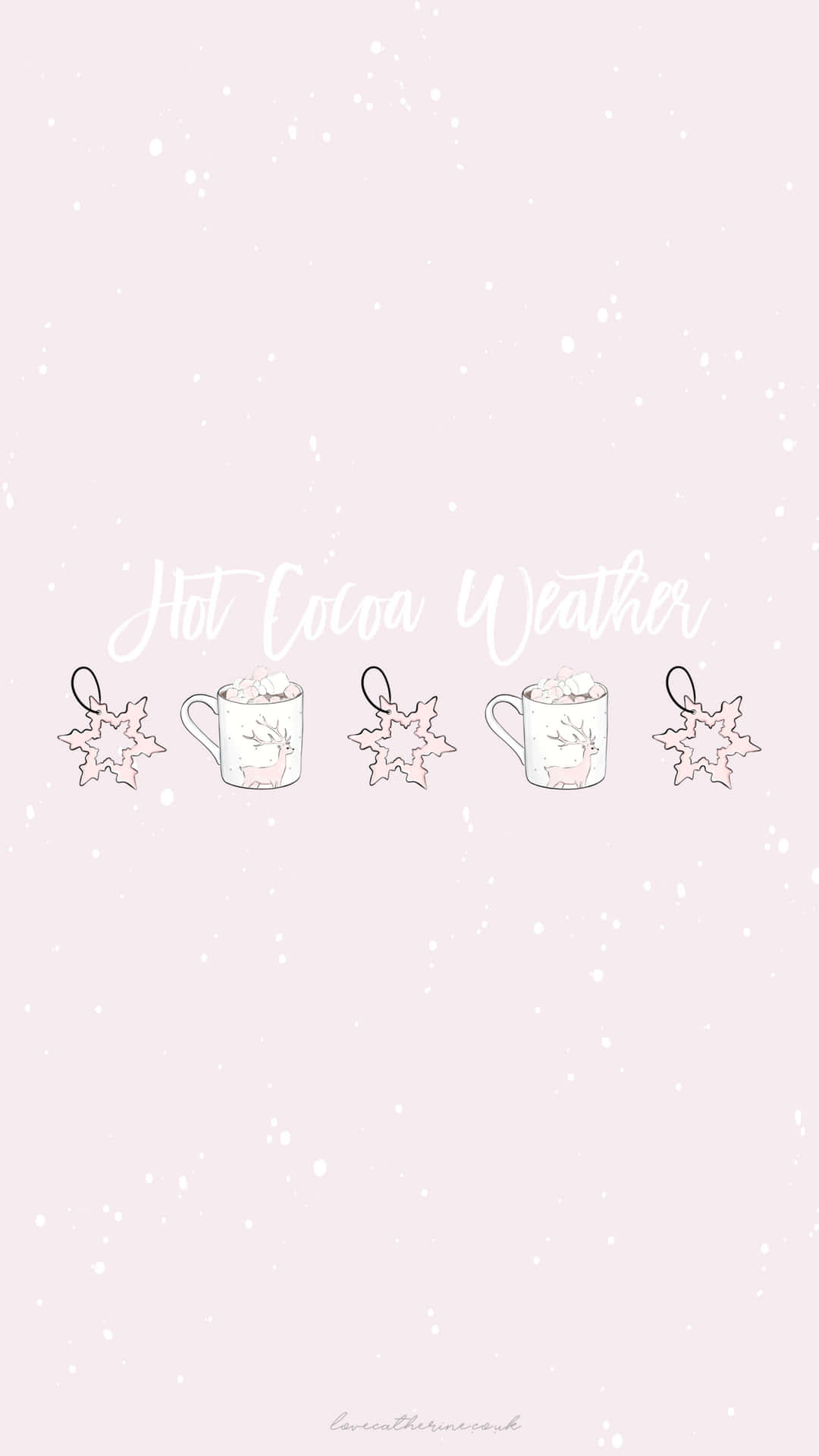 Cute Winter Weather Phone Background