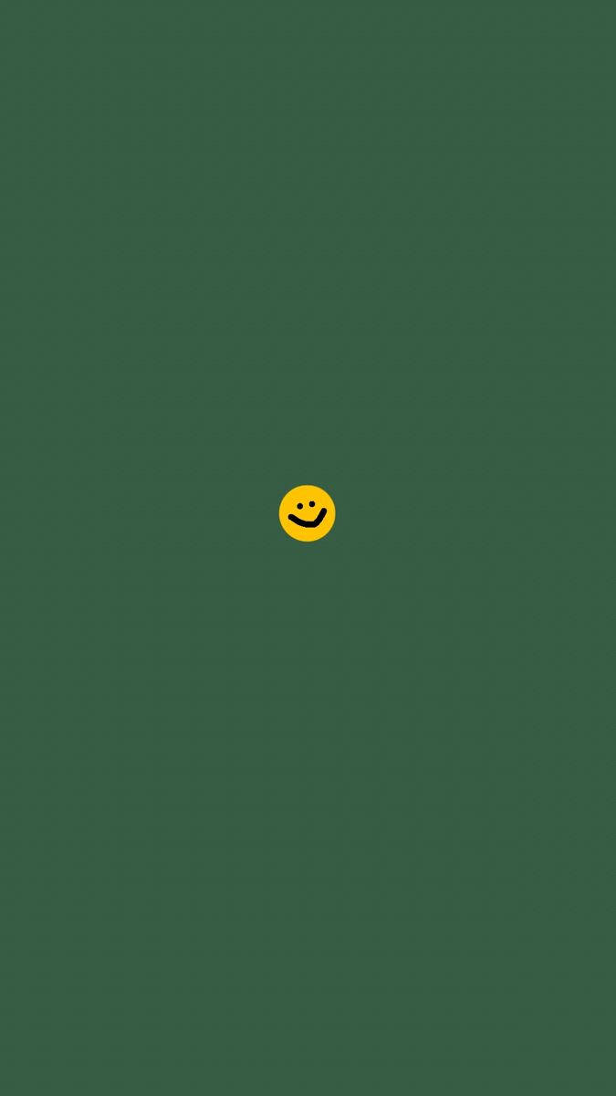 Cute Yellow Smiley Plain Aesthetic