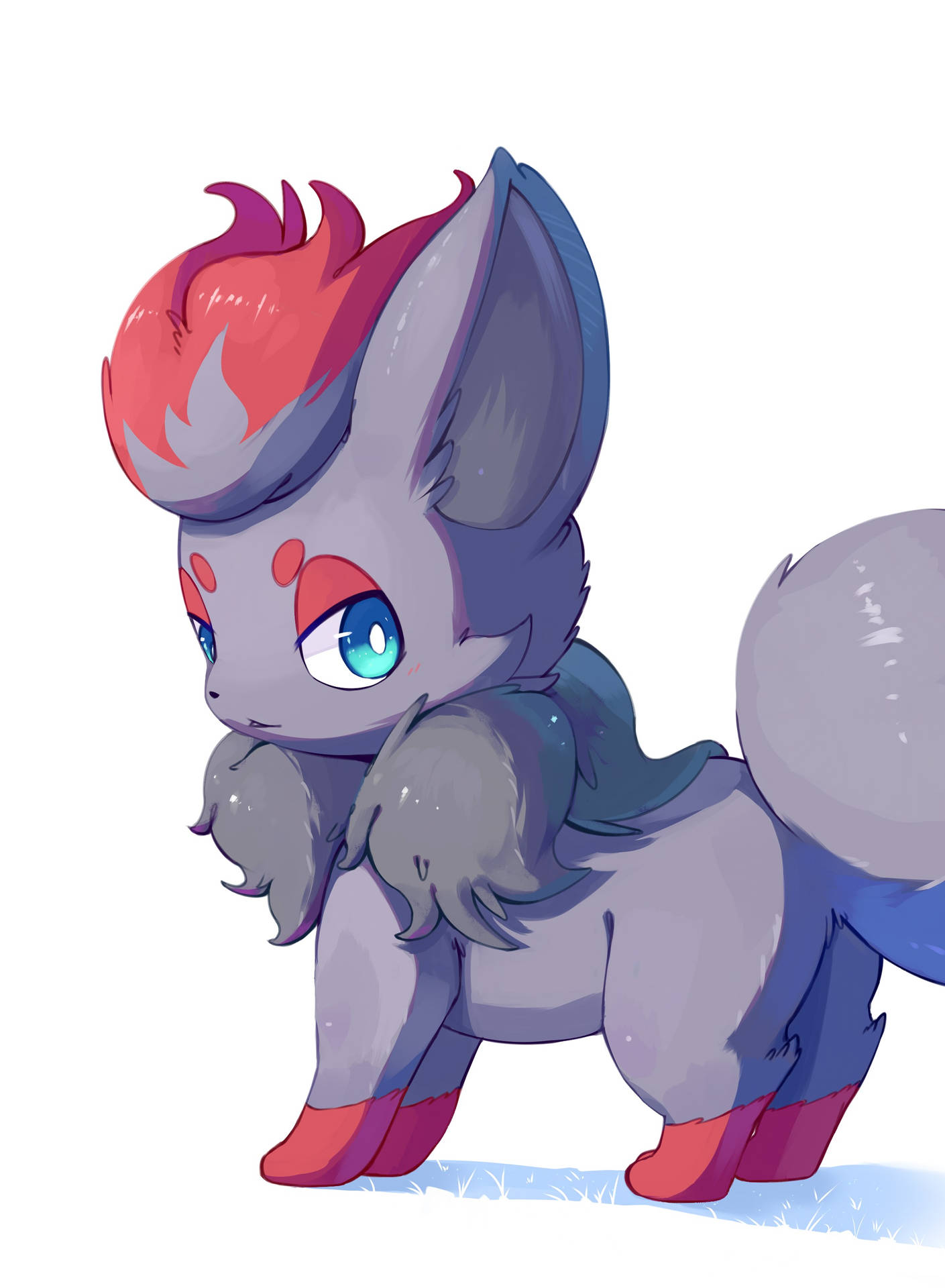 Cute Zorua Looking Back