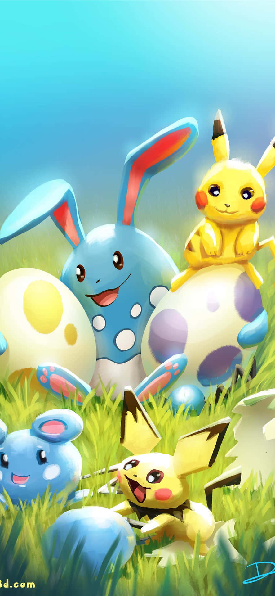 “cuteness Overload! Friends Pikachu And Eevee” Background
