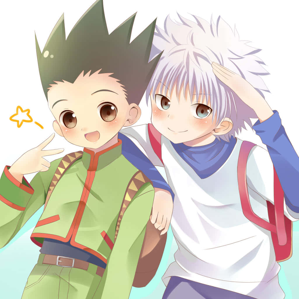 Cuteness Overload: Gon And Killua From Hunter X Hunter Background