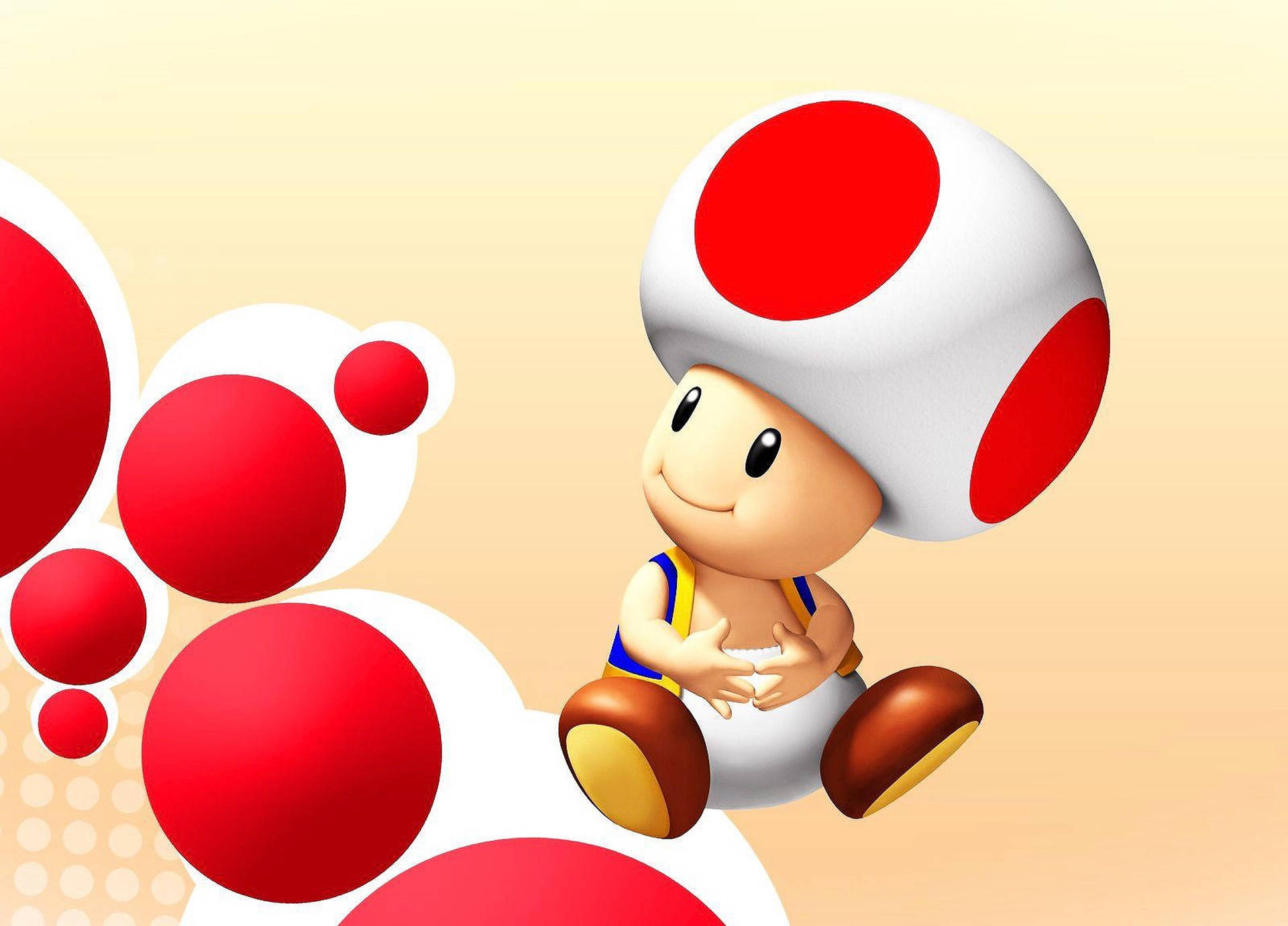 Cutesy Toad Nintendo Character Background