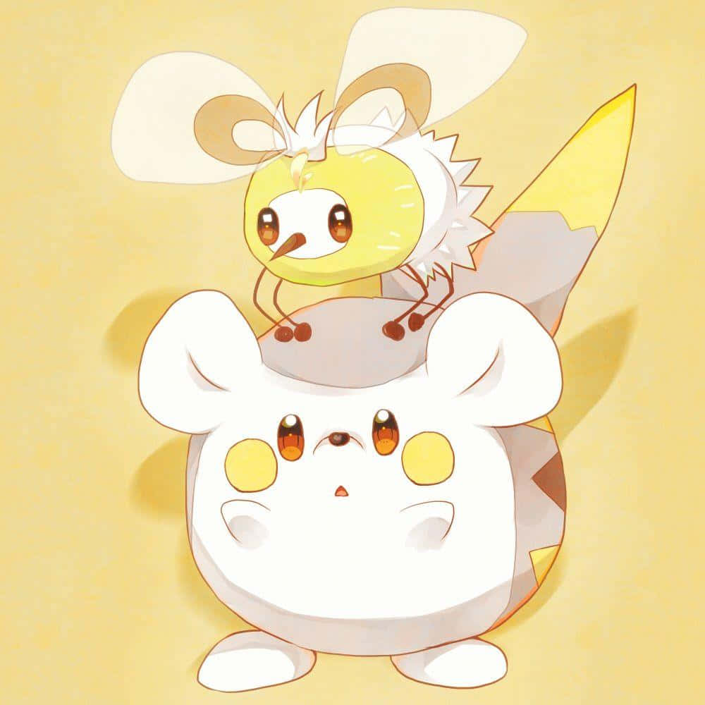Cutiefly On The Head Of Togedemaru