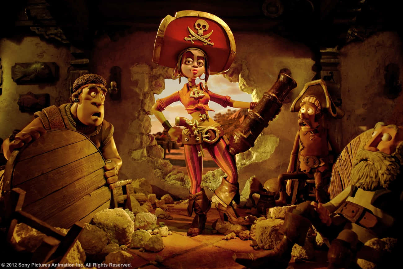 Cutlass Liz - Fearless Pirate From The Pirates Band Of Misfits Background