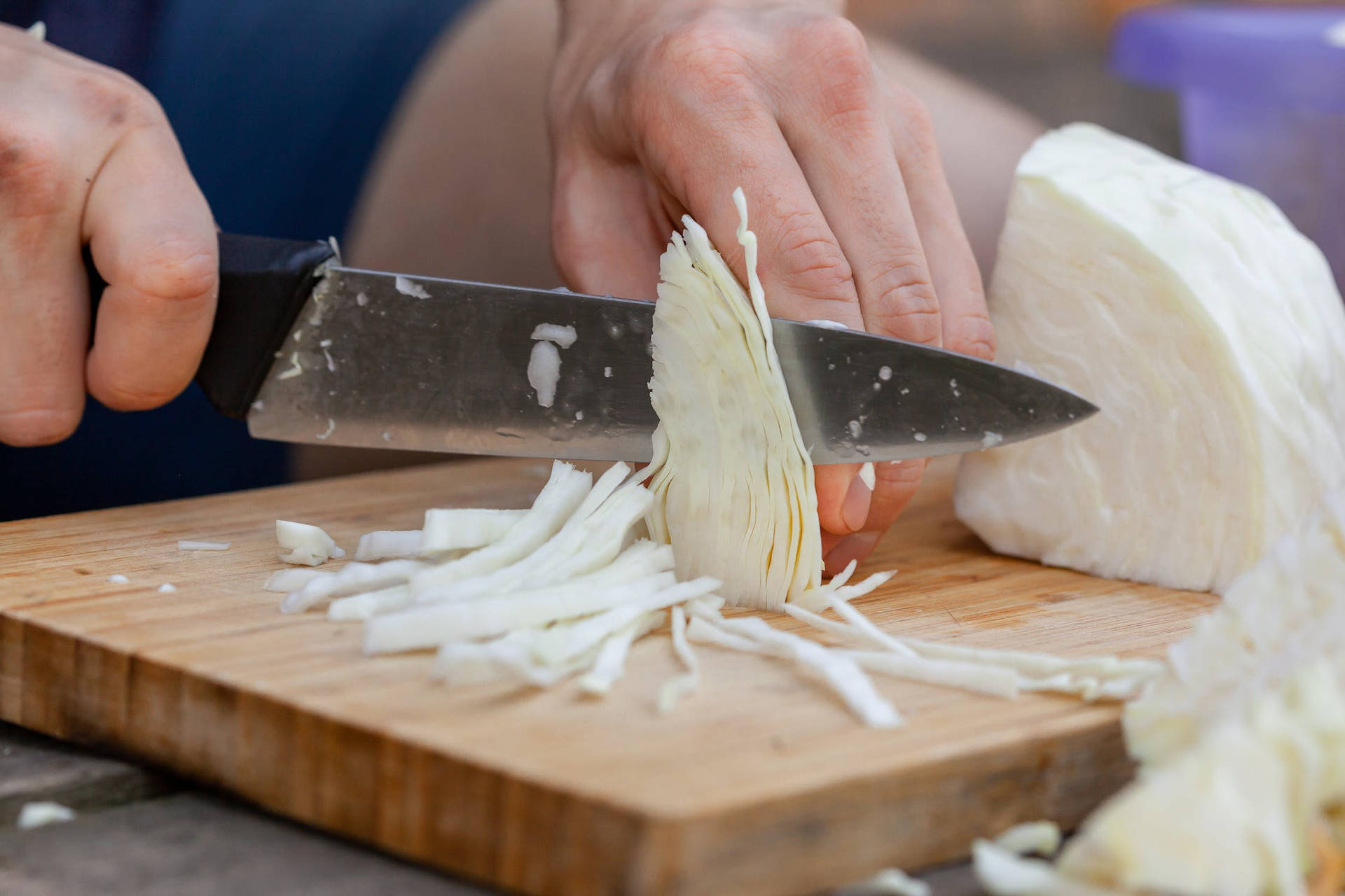 Cutting Cabbage