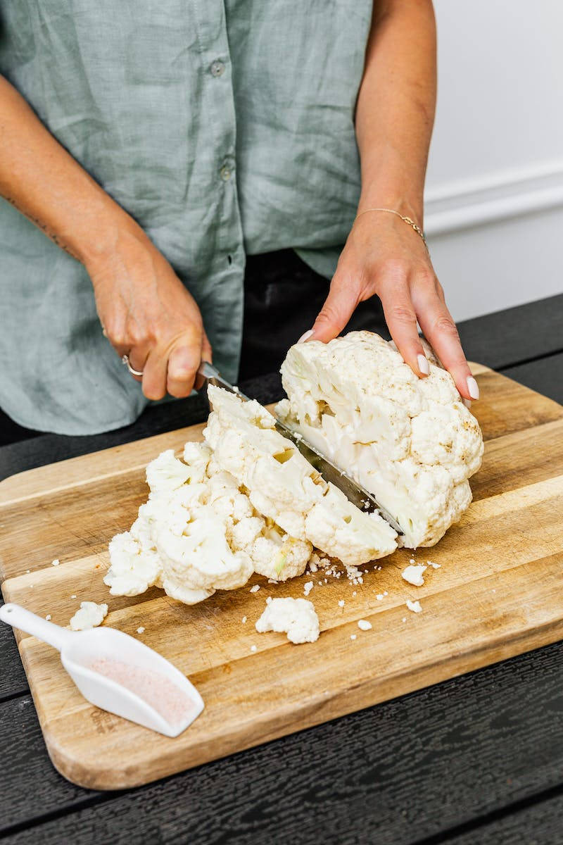 Cutting Cauliflower