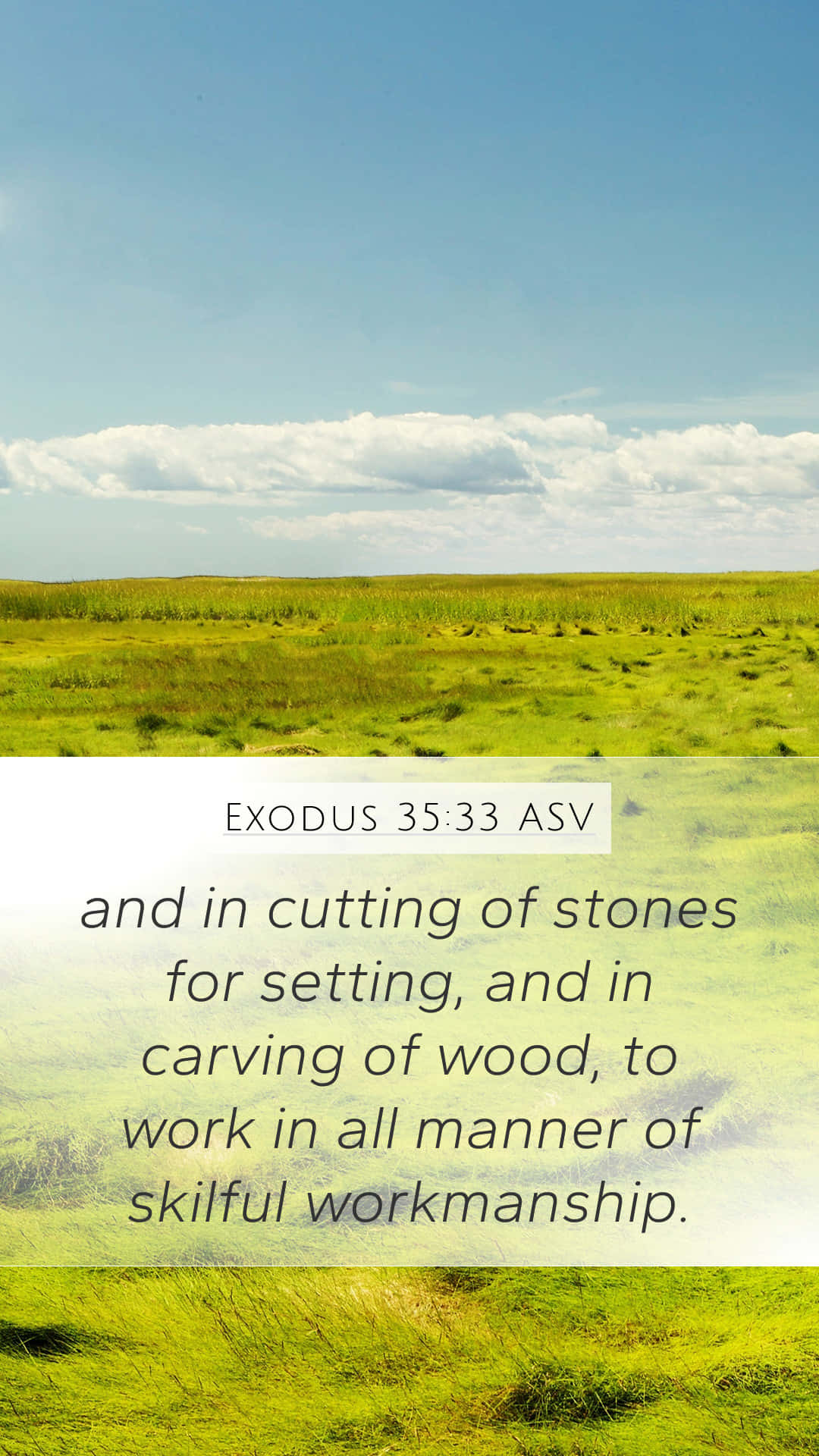 Cutting Stones And Carving Of Woods Bible Verse Background