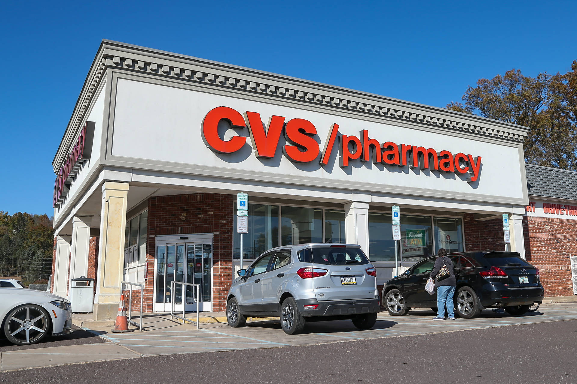 Cvs Pharmacy Parking Area Background