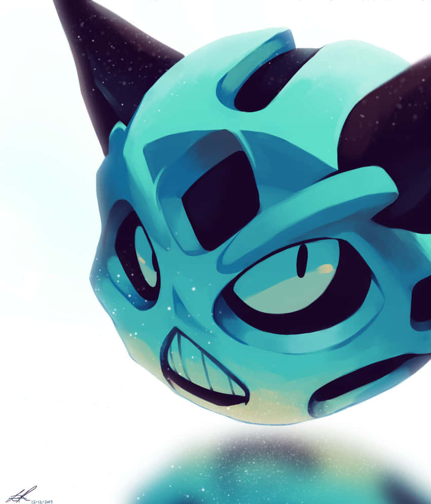 Cyan Aesthetic Glalie Background