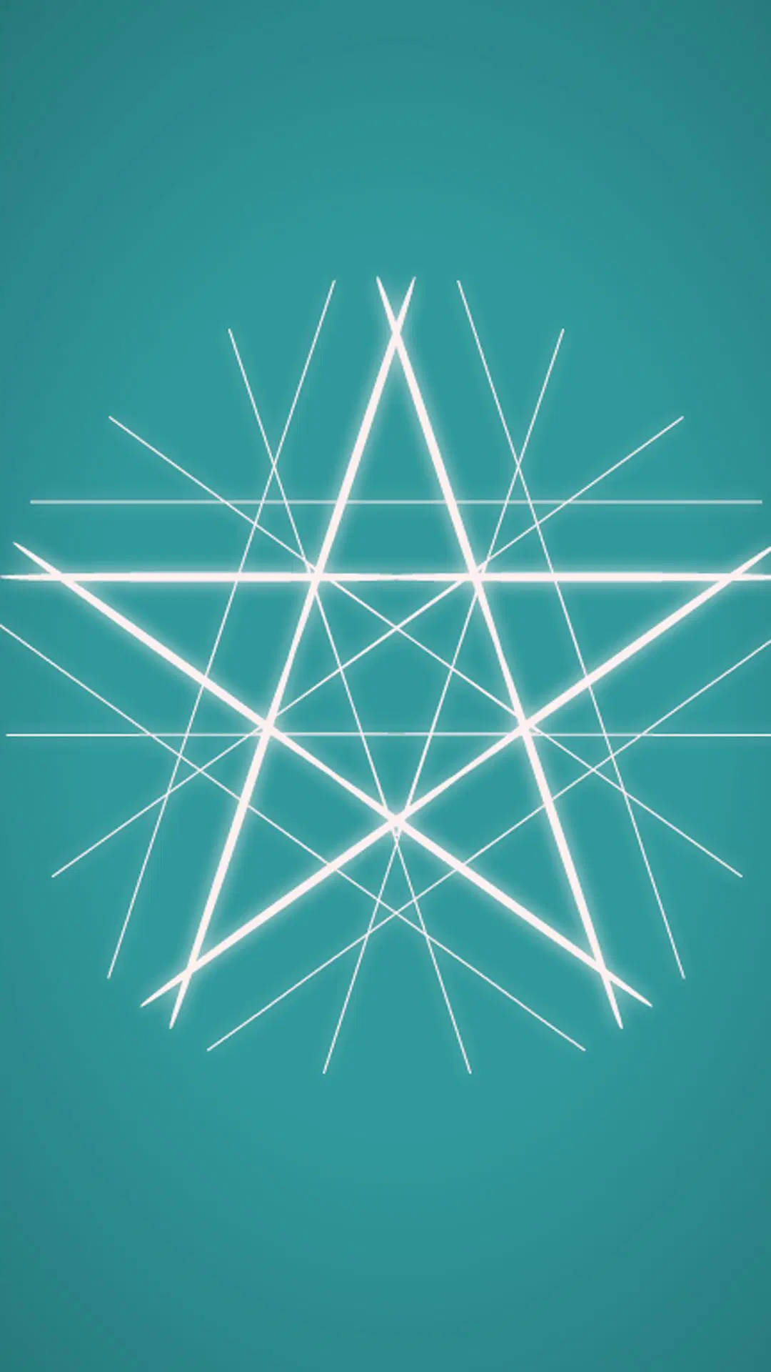 Cyan Star Lines Background