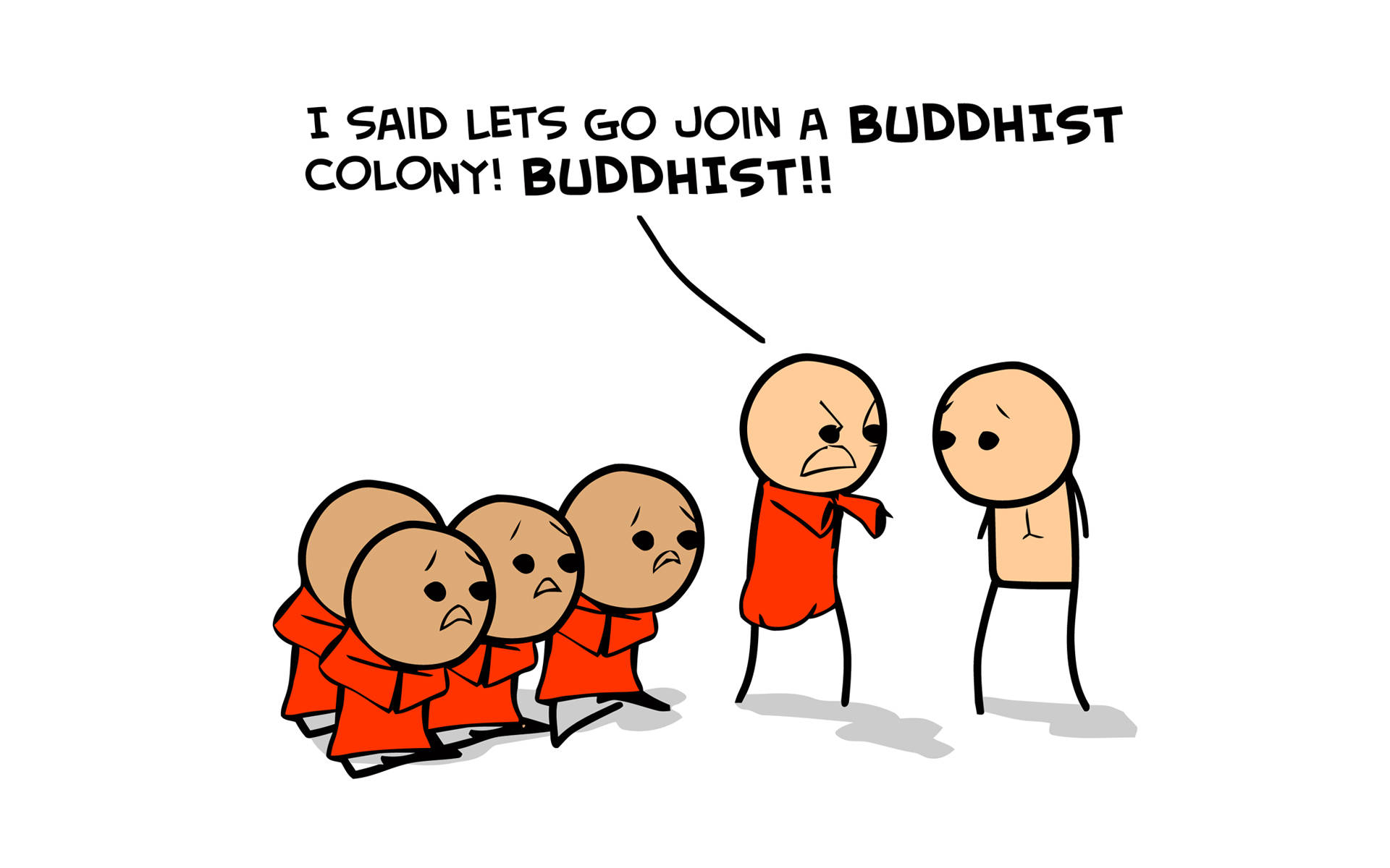 Cyanide And Happiness Buddhist