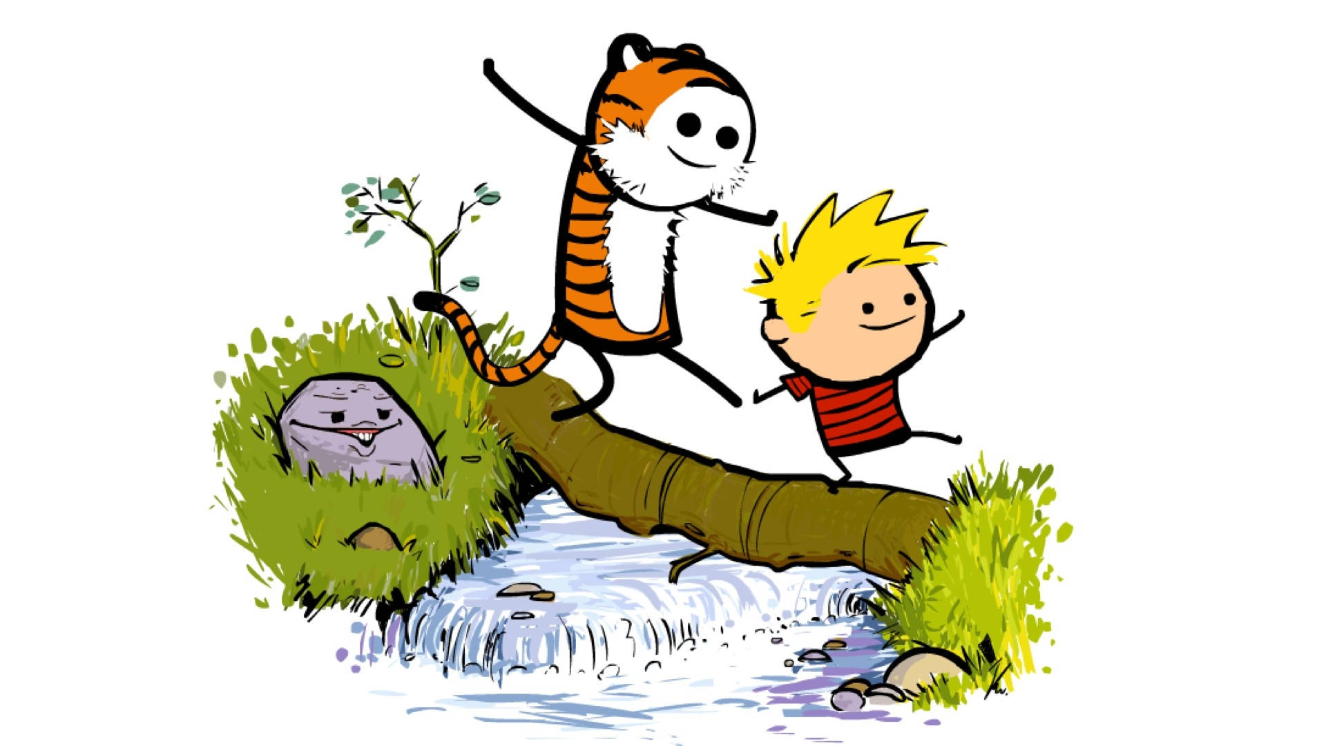 Cyanide And Happiness Calvin And Hobbes Background