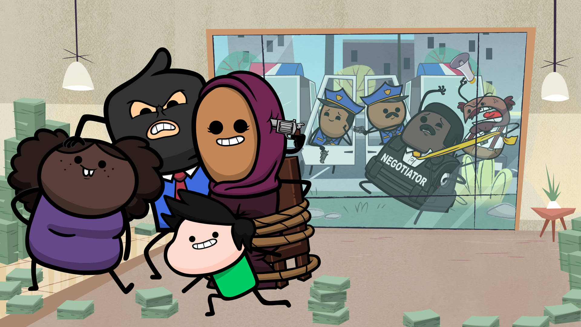 Cyanide And Happiness Hostage Taking Background