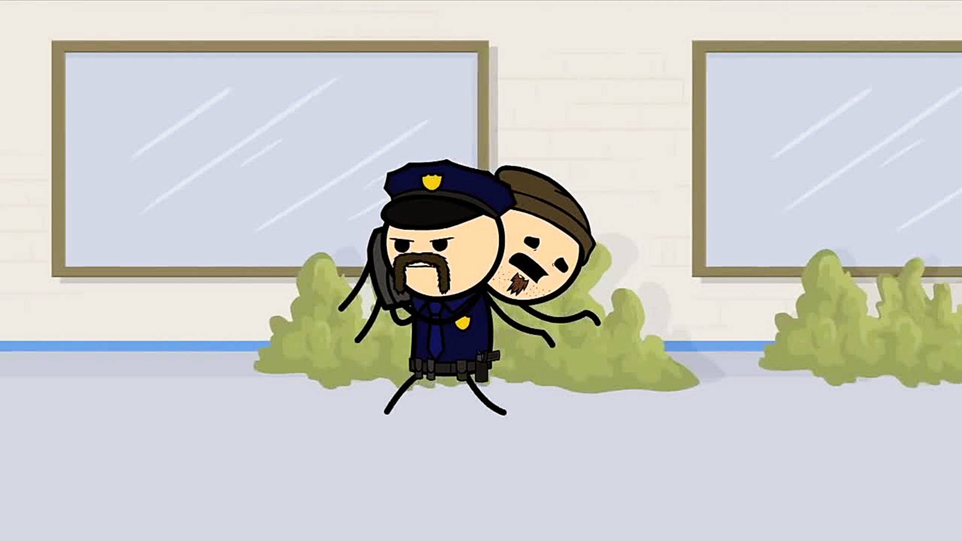 Cyanide And Happiness Police And Criminal Background