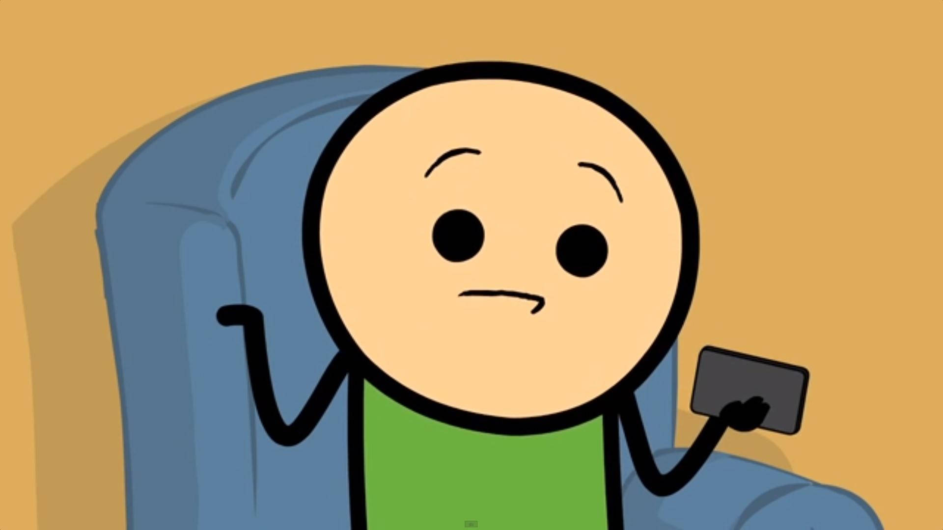 Cyanide And Happiness Shrug Background