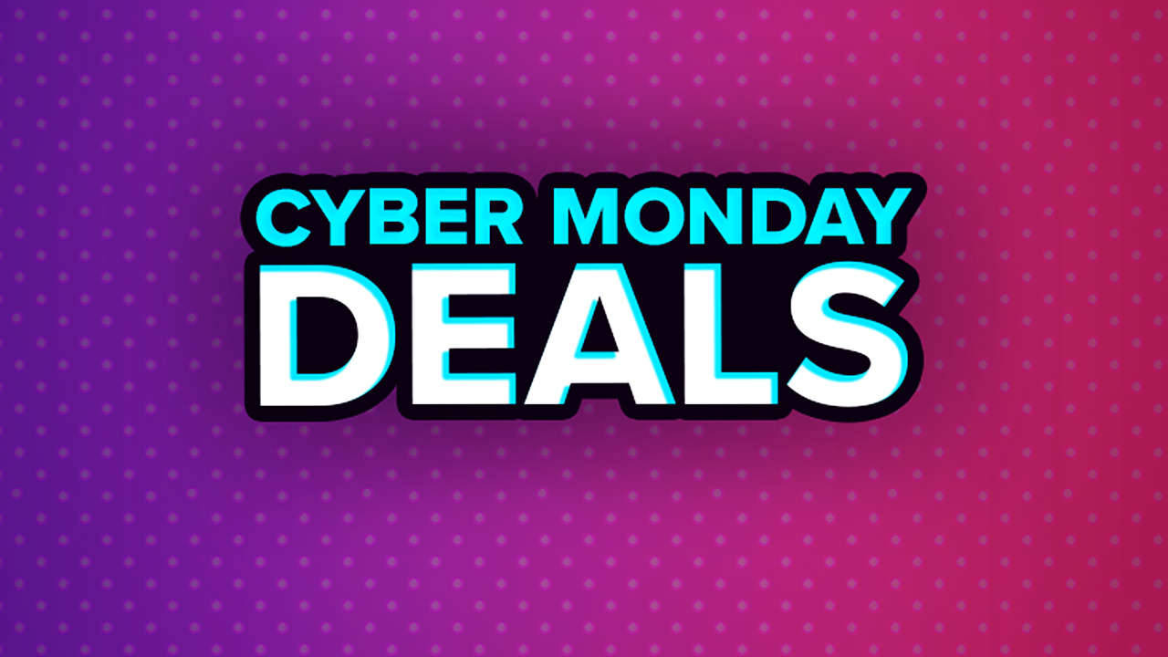 Cyber Monday Deals Shop Signage Background