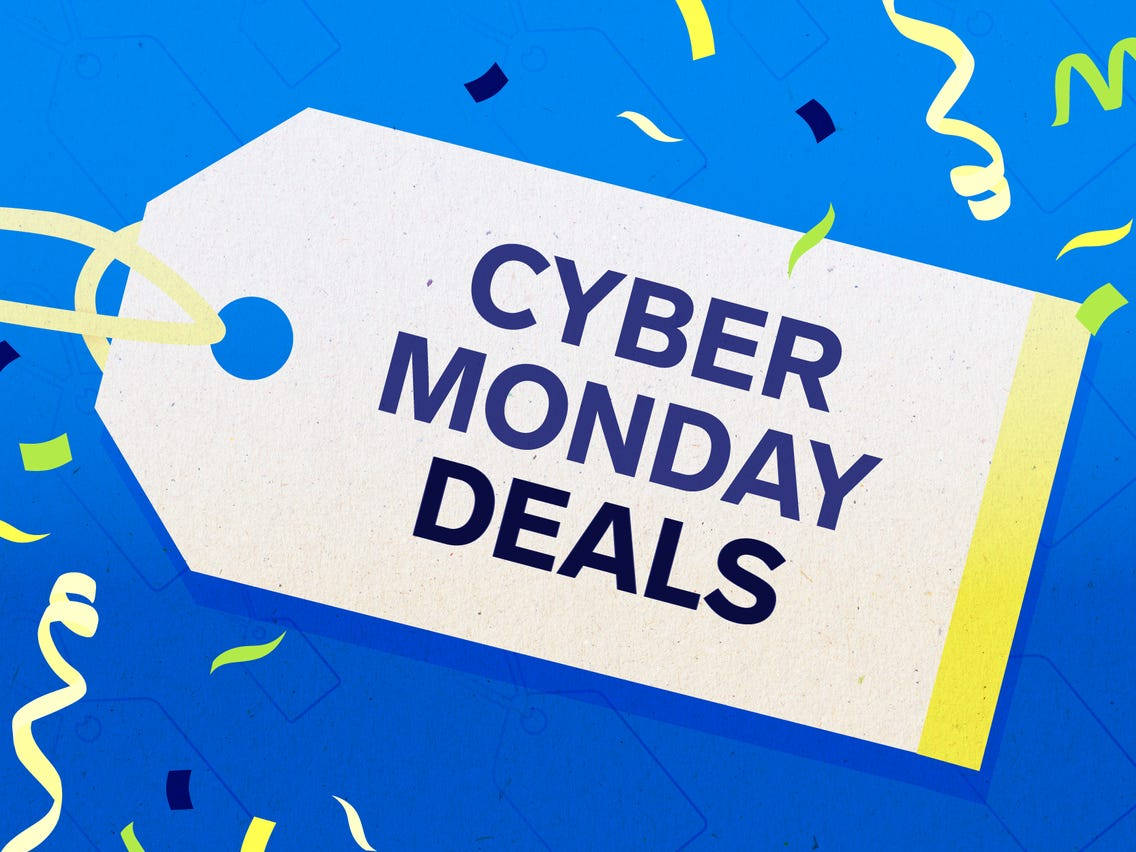 Cyber Monday Deals Tag Background