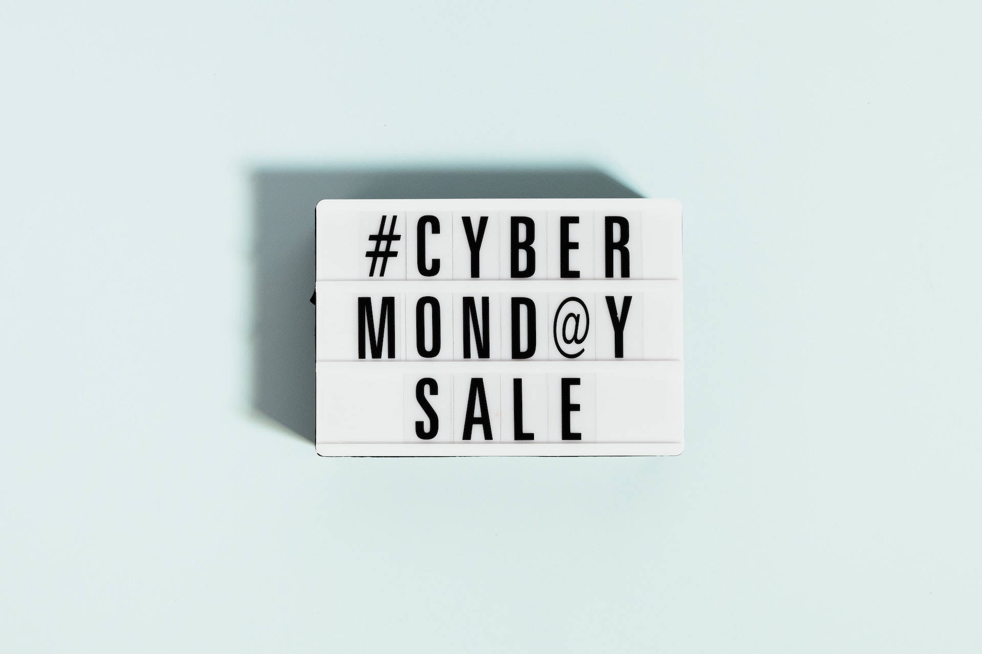 Cyber Monday Sale Signage Background