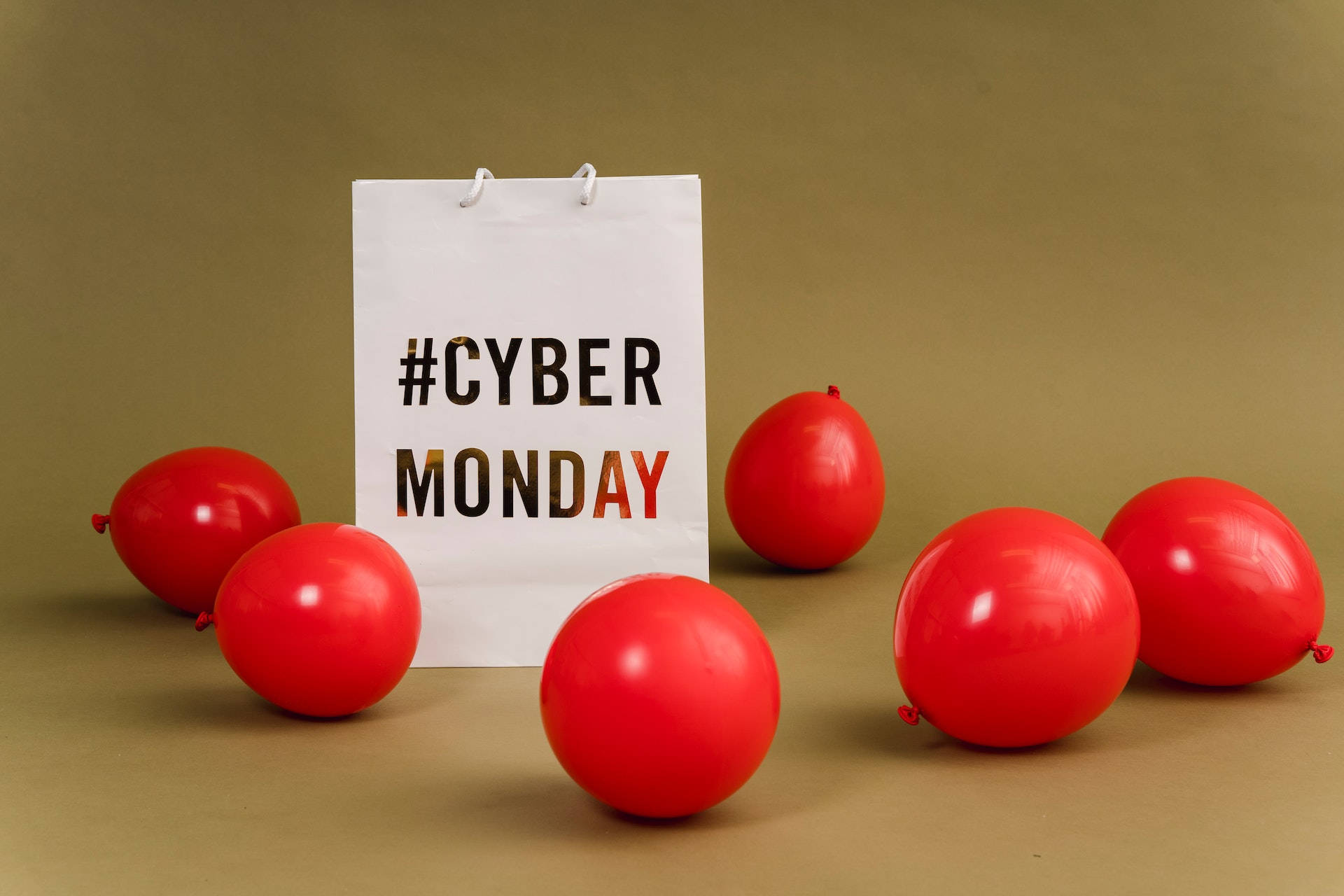 Cyber Monday Shopping Paper Bag