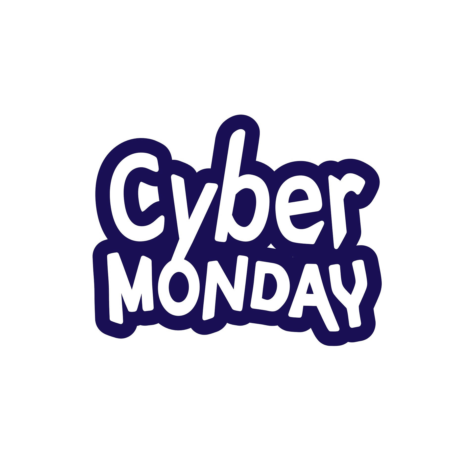 Cyber Monday Stylised Sale Sign Background