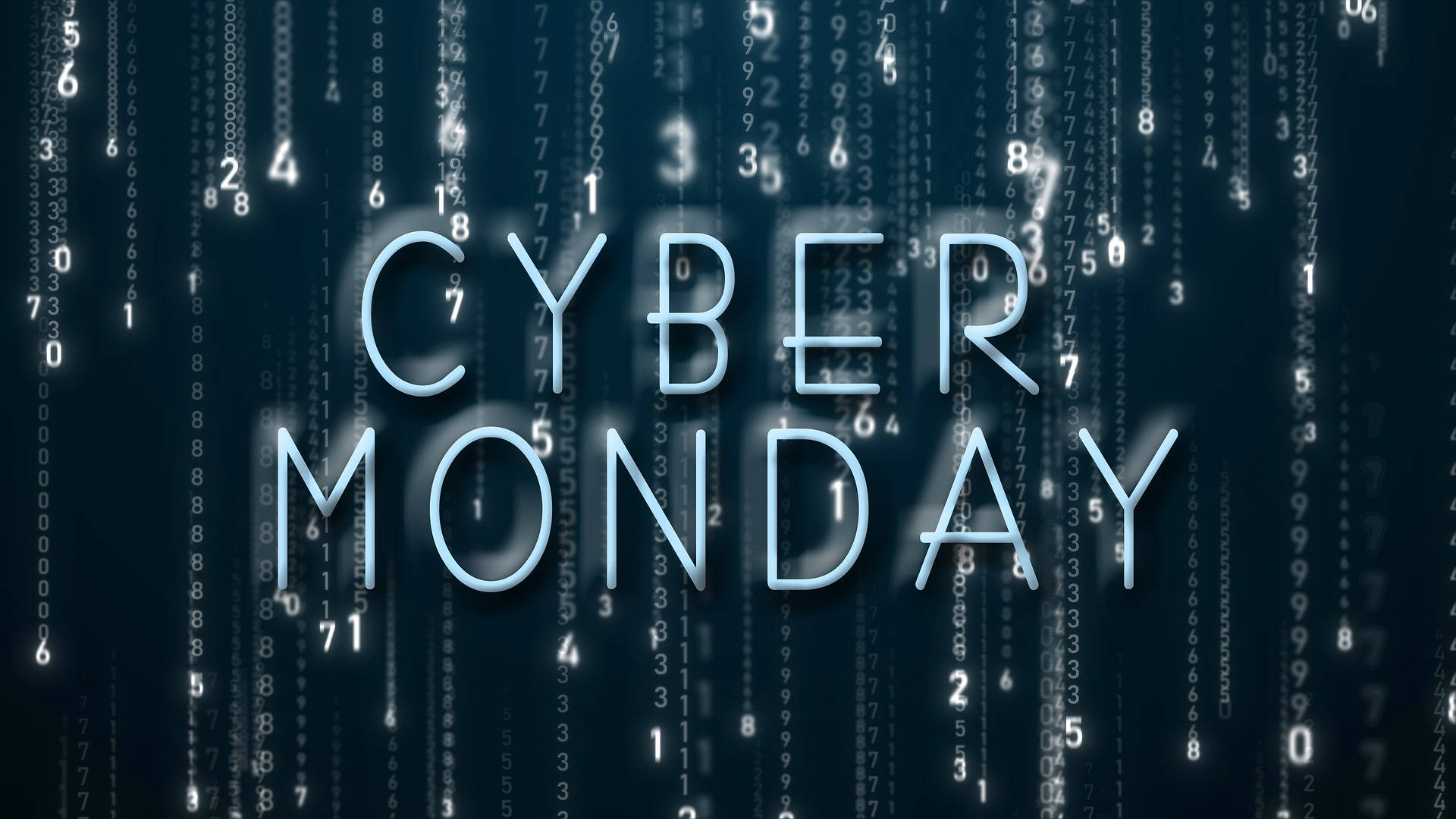Cyber Monday Stylish Digital Signage Background