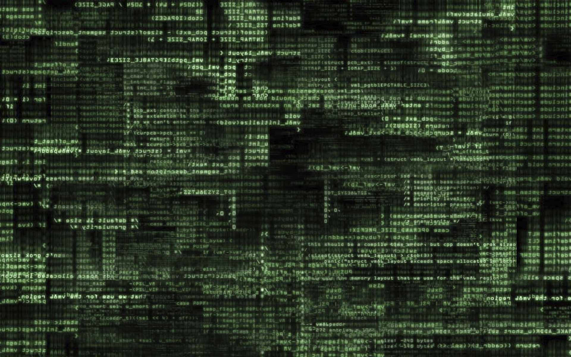 Cyber Security Code Wall Background