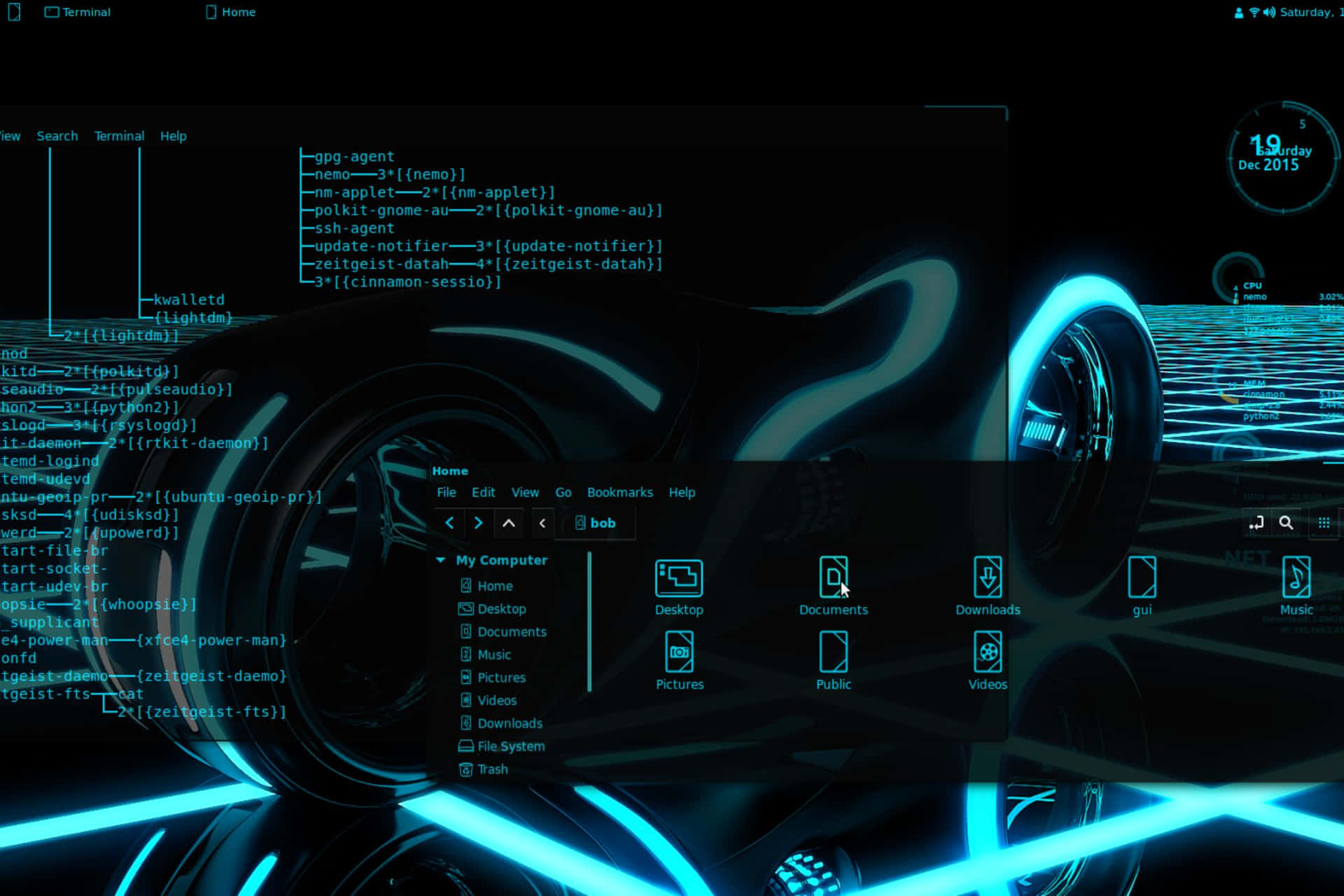 Cybernetic Wheel Desktop Background Background