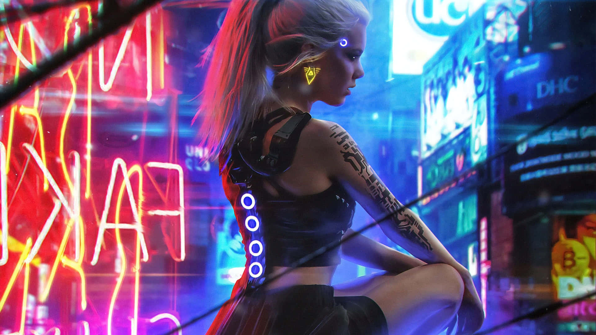 Cyberpunk 2077 1920 X 1080 Hd Gaming Background