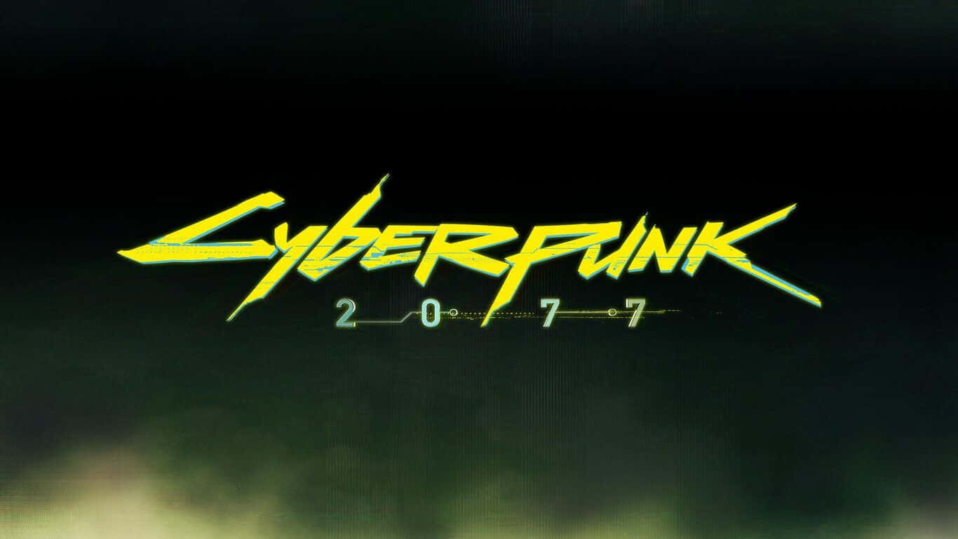 Cyberpunk 2077 Hd Logo Wallpaper Background