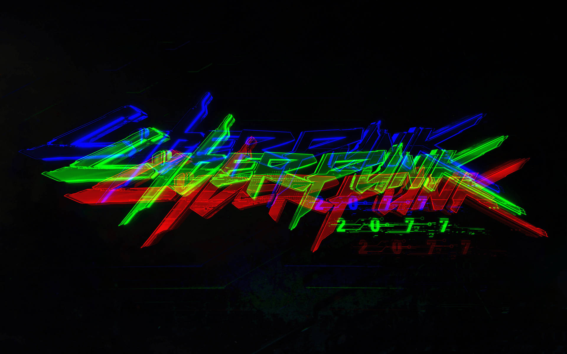 Cyberpunk 2077 Rgb 4k Background