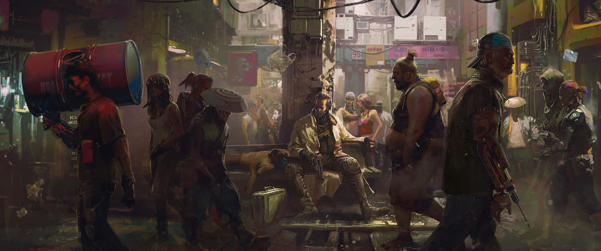 Cyberpunk 3440x1440 Screen Theme Background