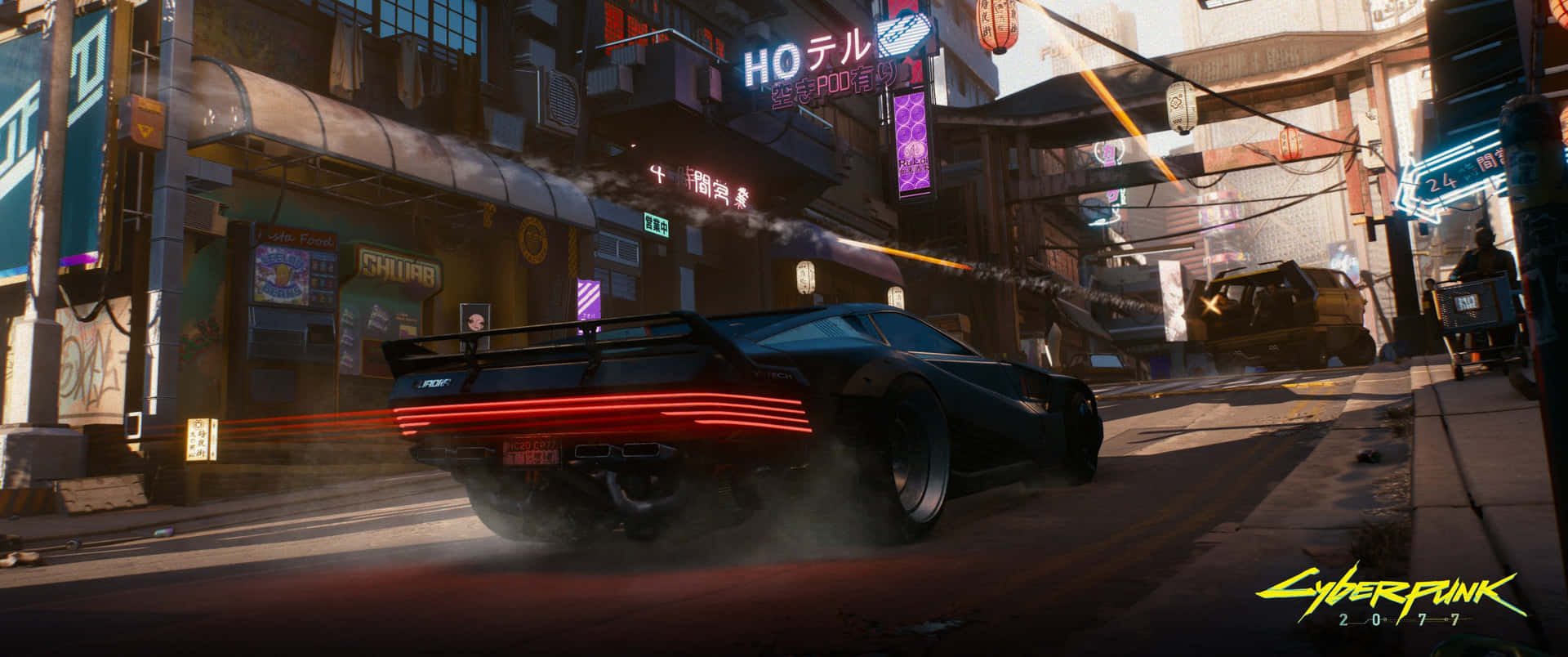 Cyberpunk 3440x1440 Screen Theme Background
