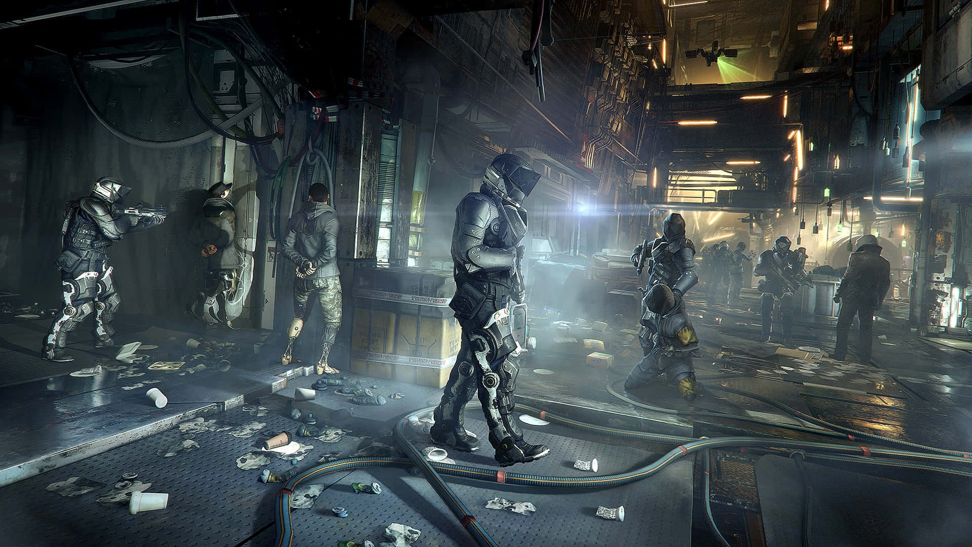 Cyberpunk Cityscape Of Deus Ex: Mankind Divided