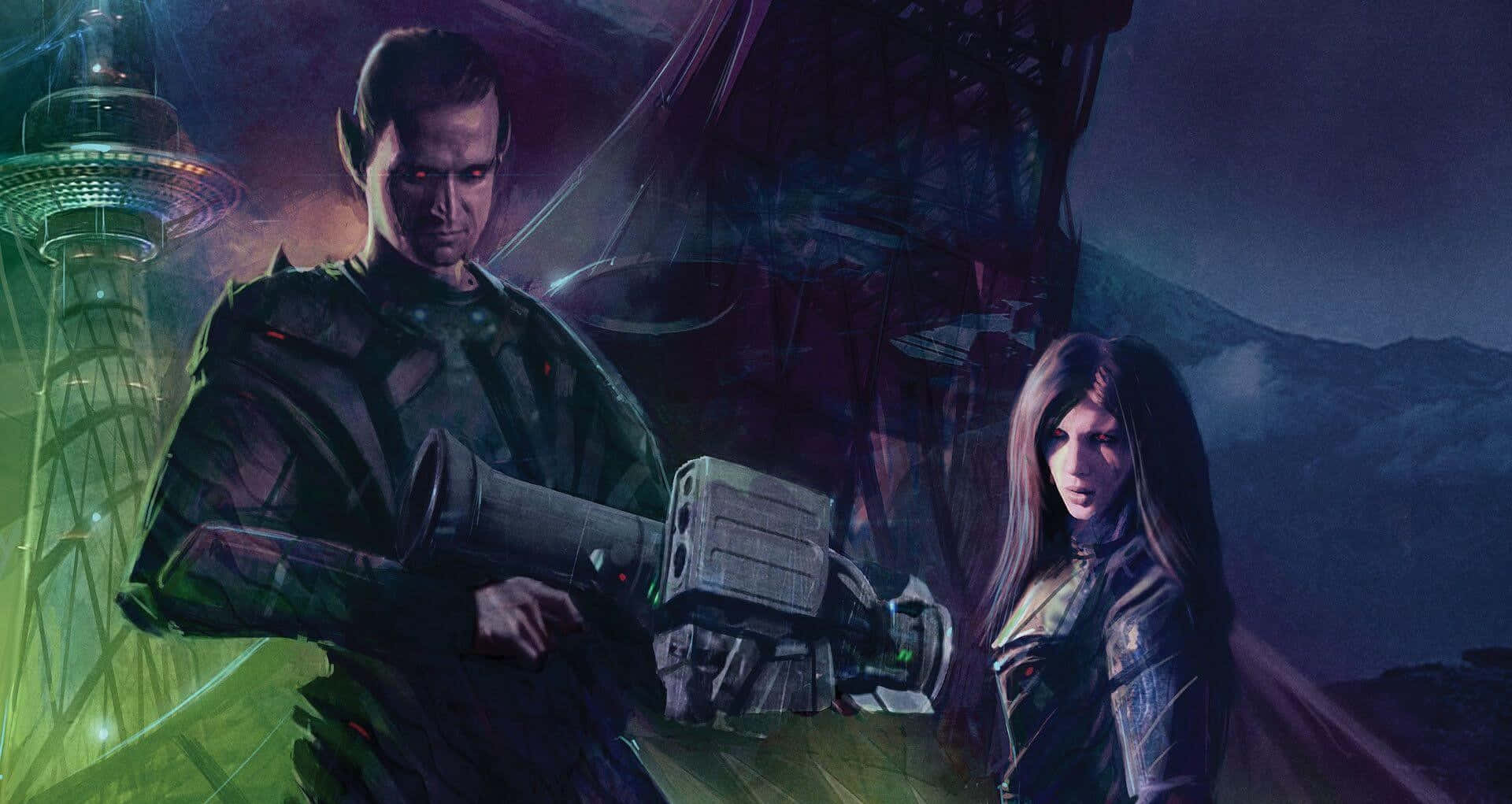 Cyberpunk Meets Fantasy In The Iconic Shadowrun Universe Background