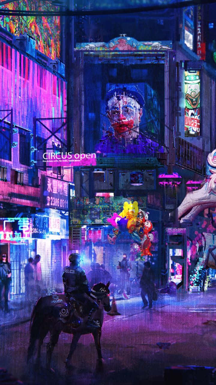 Cyberpunk Neon Nightlife