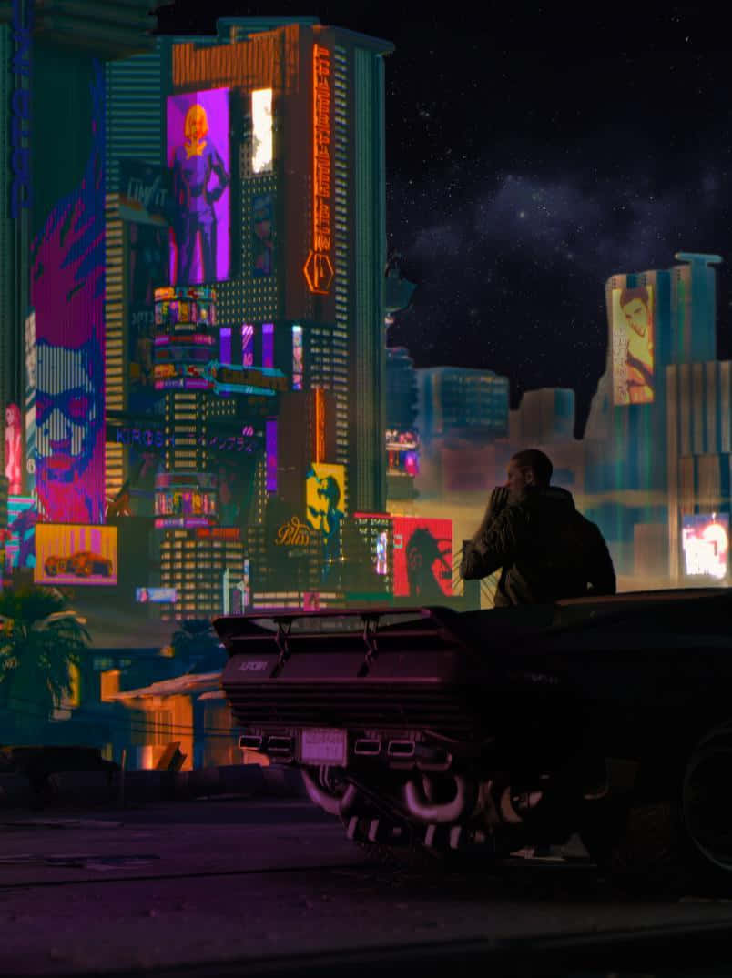 Cyberpunk2077_ Night City_ Viewpoint Background