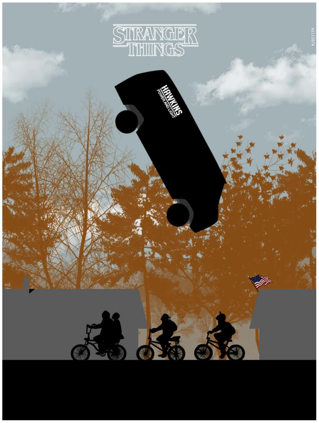 Cycle In Style With The Iconic Bike From Stranger Things* Background