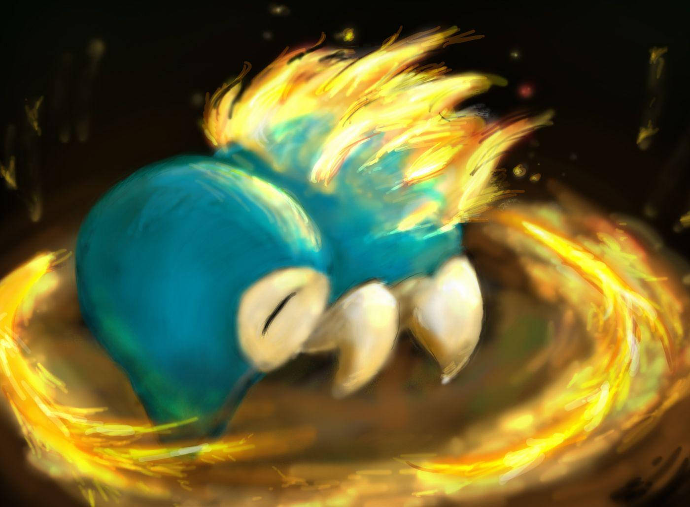 Cyndaquil In 3d Background