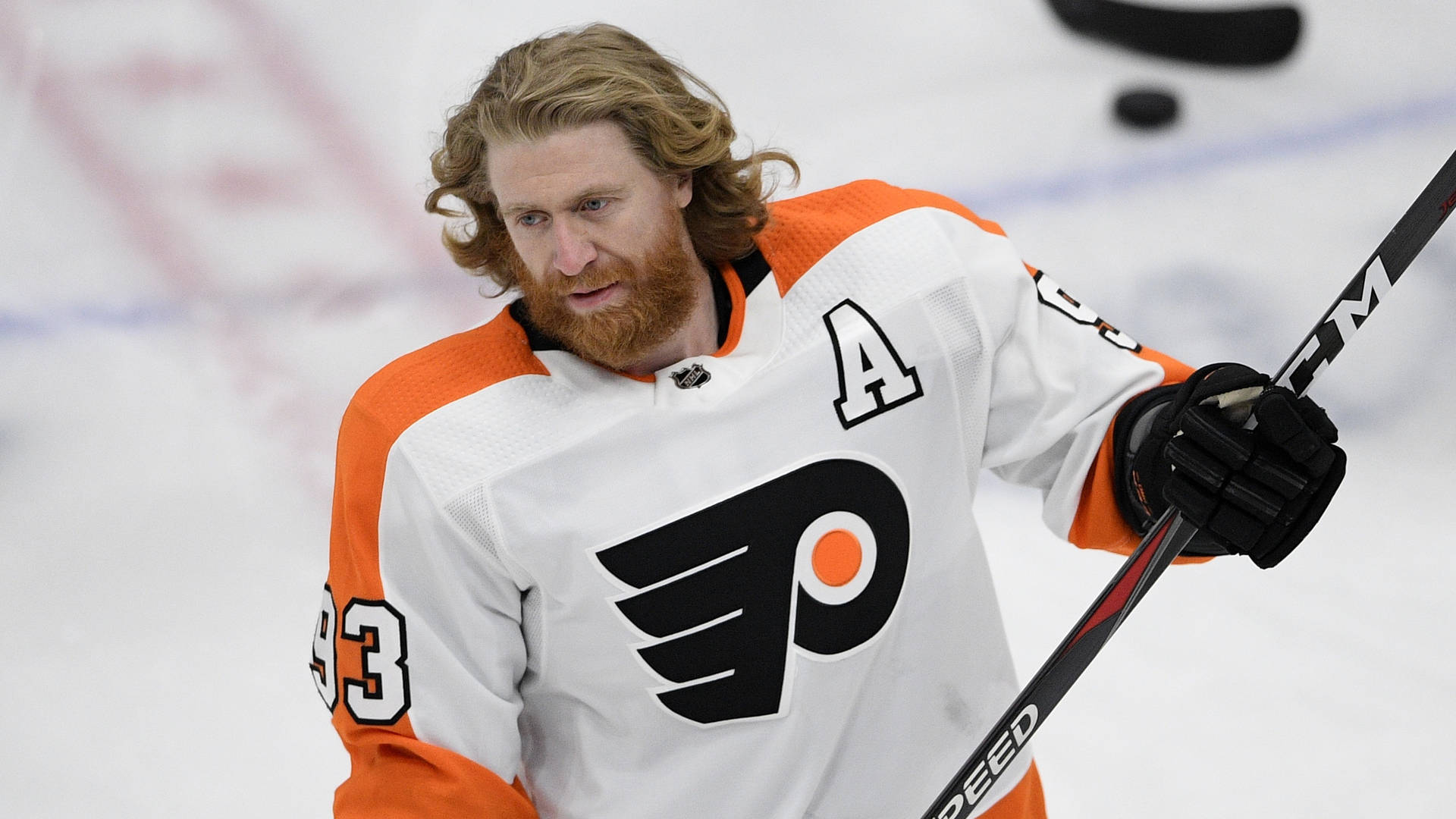 Czech Professional Ice Hockey Right Winger Jakub Voracek Philadelphia Flyers Background