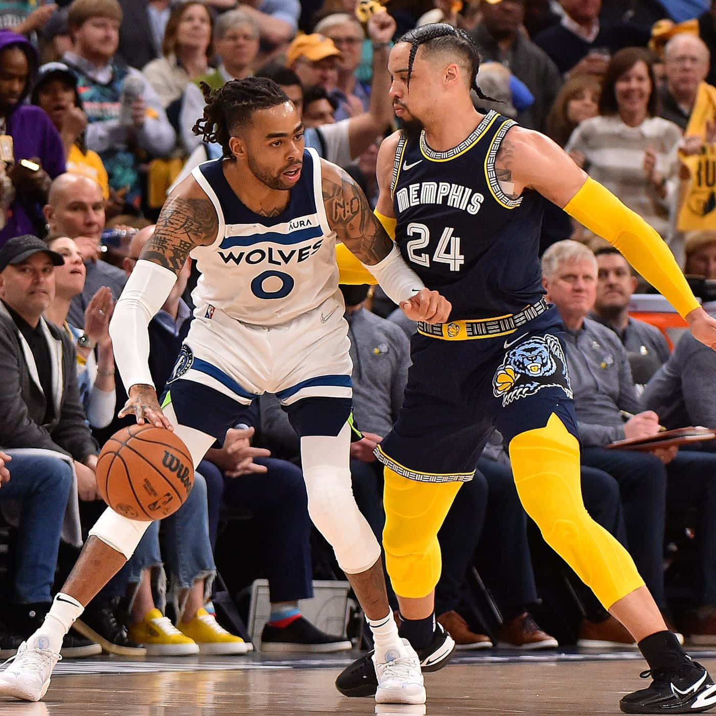 D'angelo Russell Blocking With Hand Background