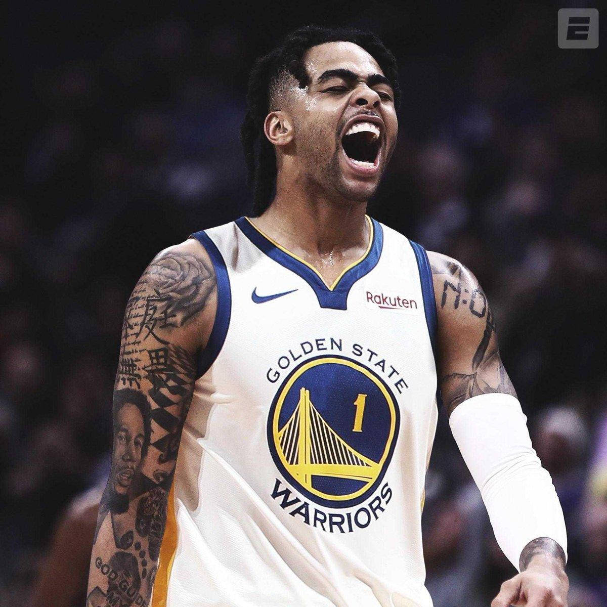 D'angelo Russell Golden State Warriors Background