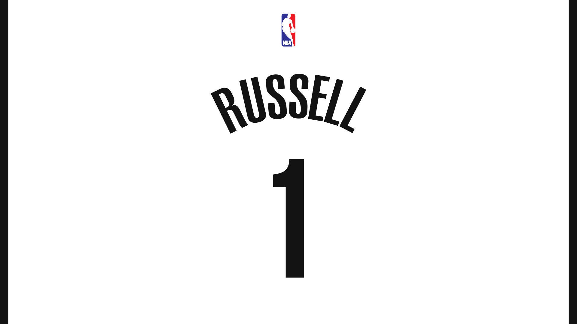 D'angelo Russell Jersey Number White