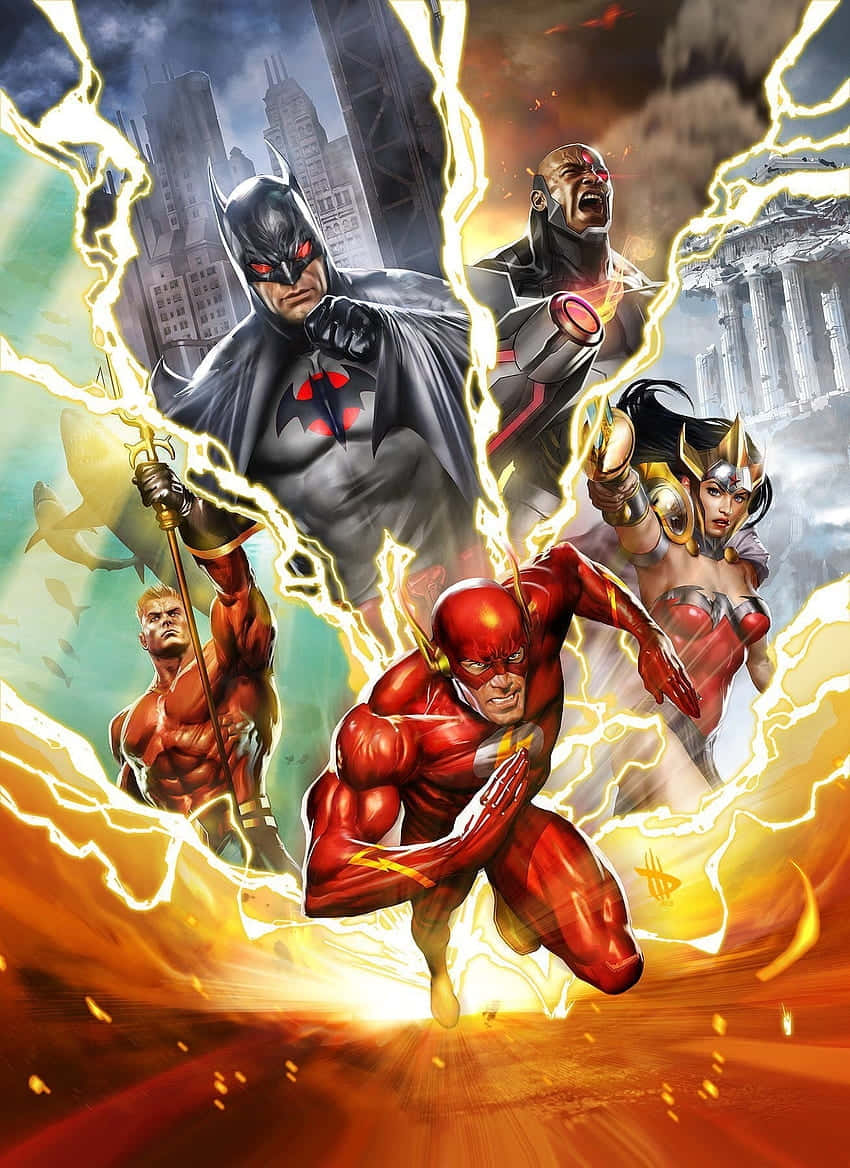 D C_ Heroes_ United_ Artwork Background
