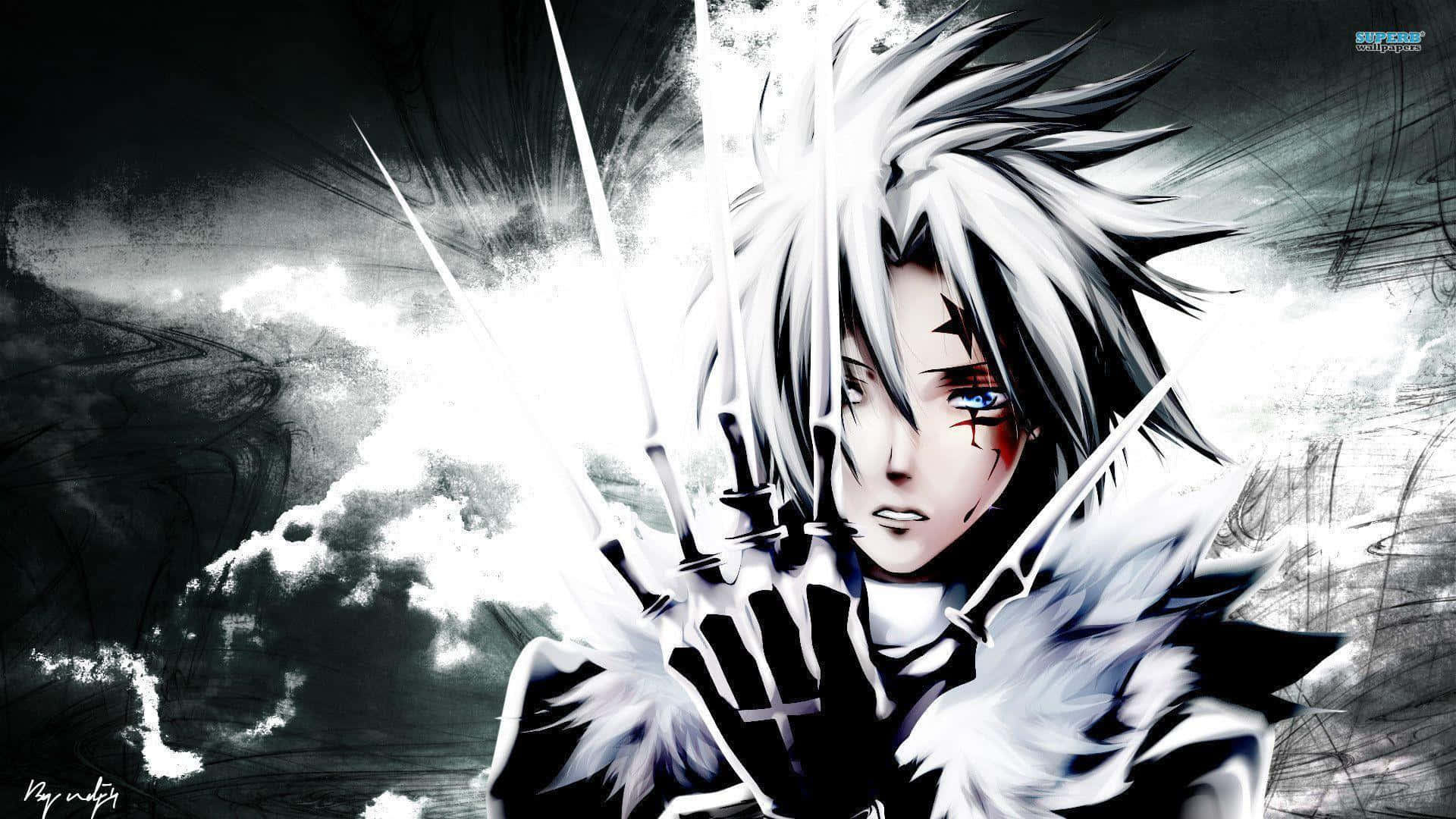 D Gray Man Allen Walker Close-up Background