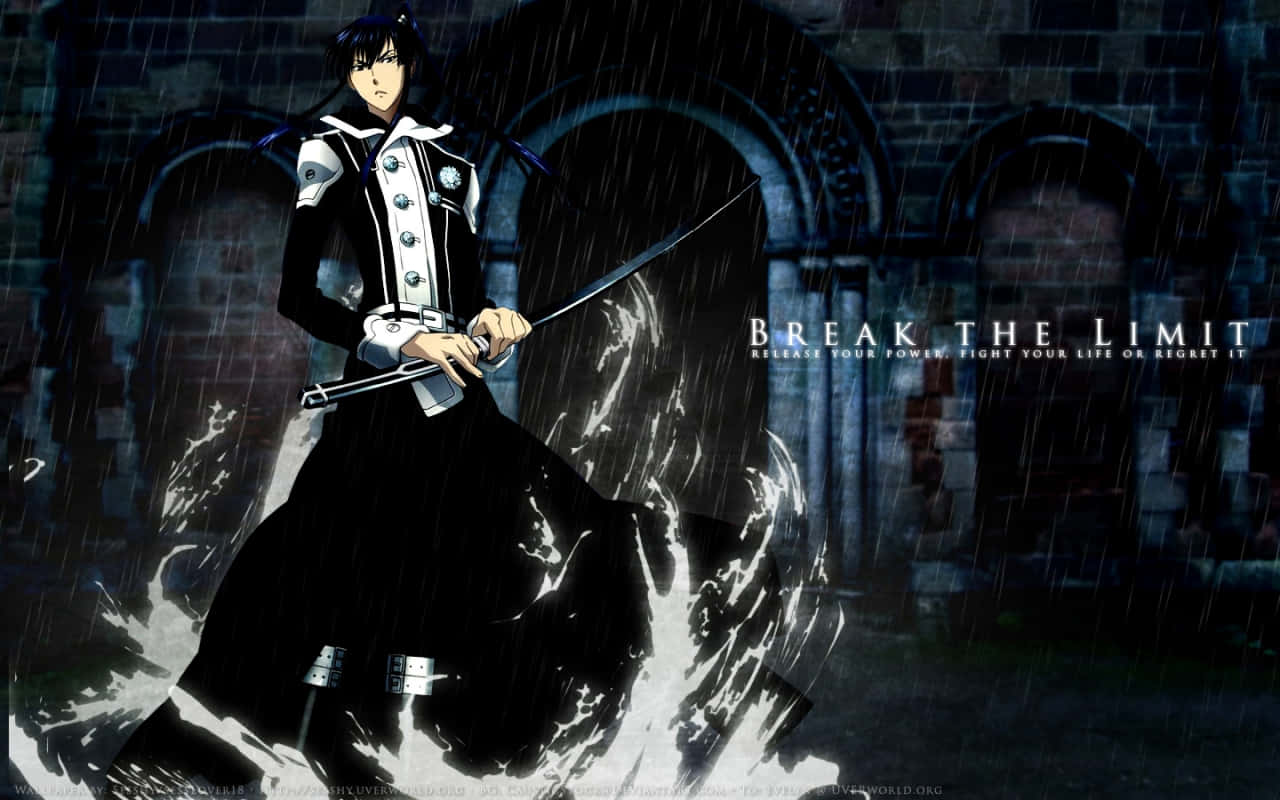 D Gray Man Yu Kanda Black Suit Background