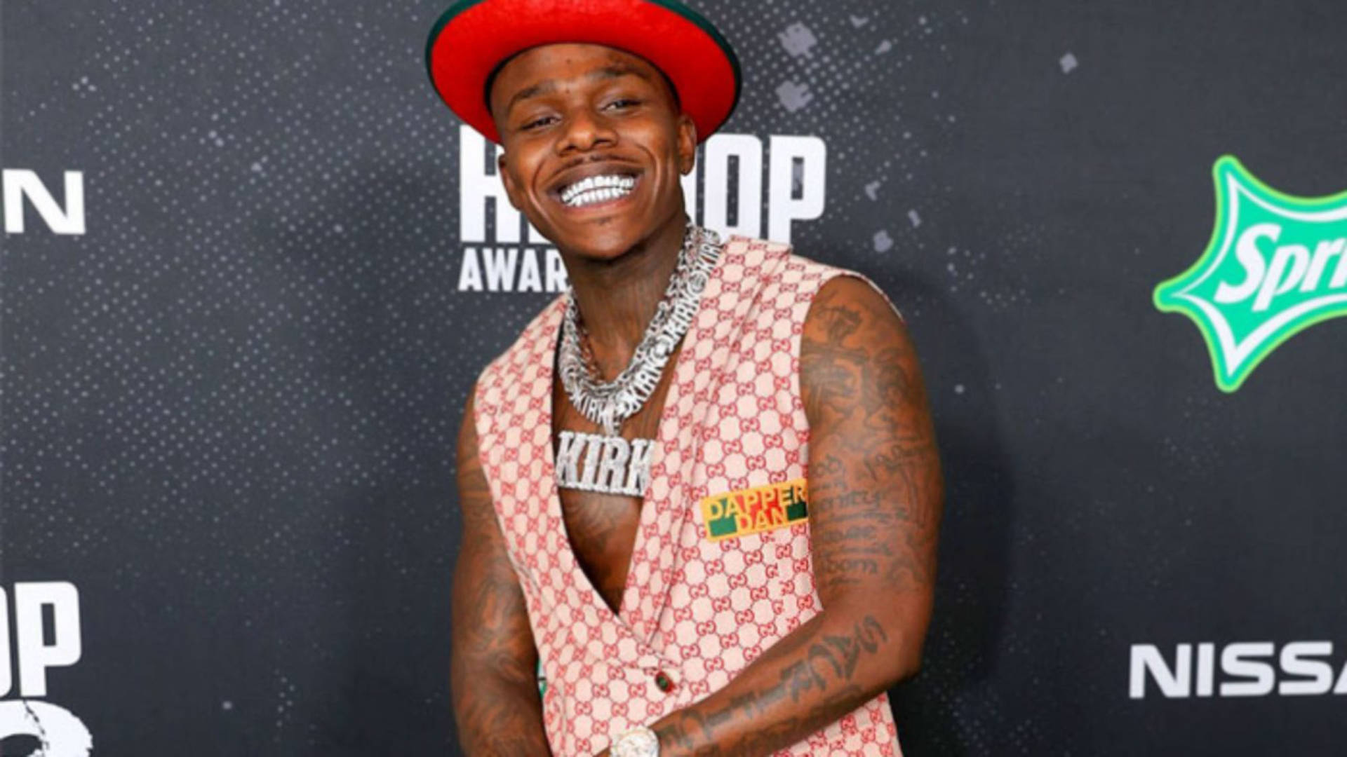 Dababy Outfit At Hip Hop Awards Background