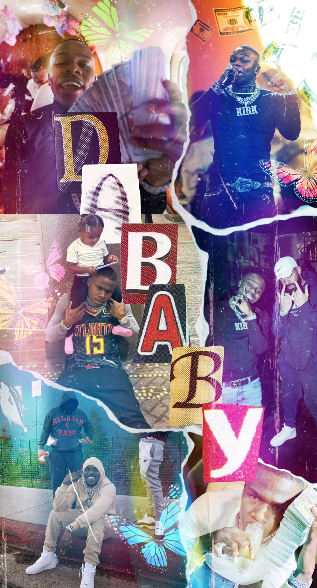 Dababy Phone With Fond Memories Background