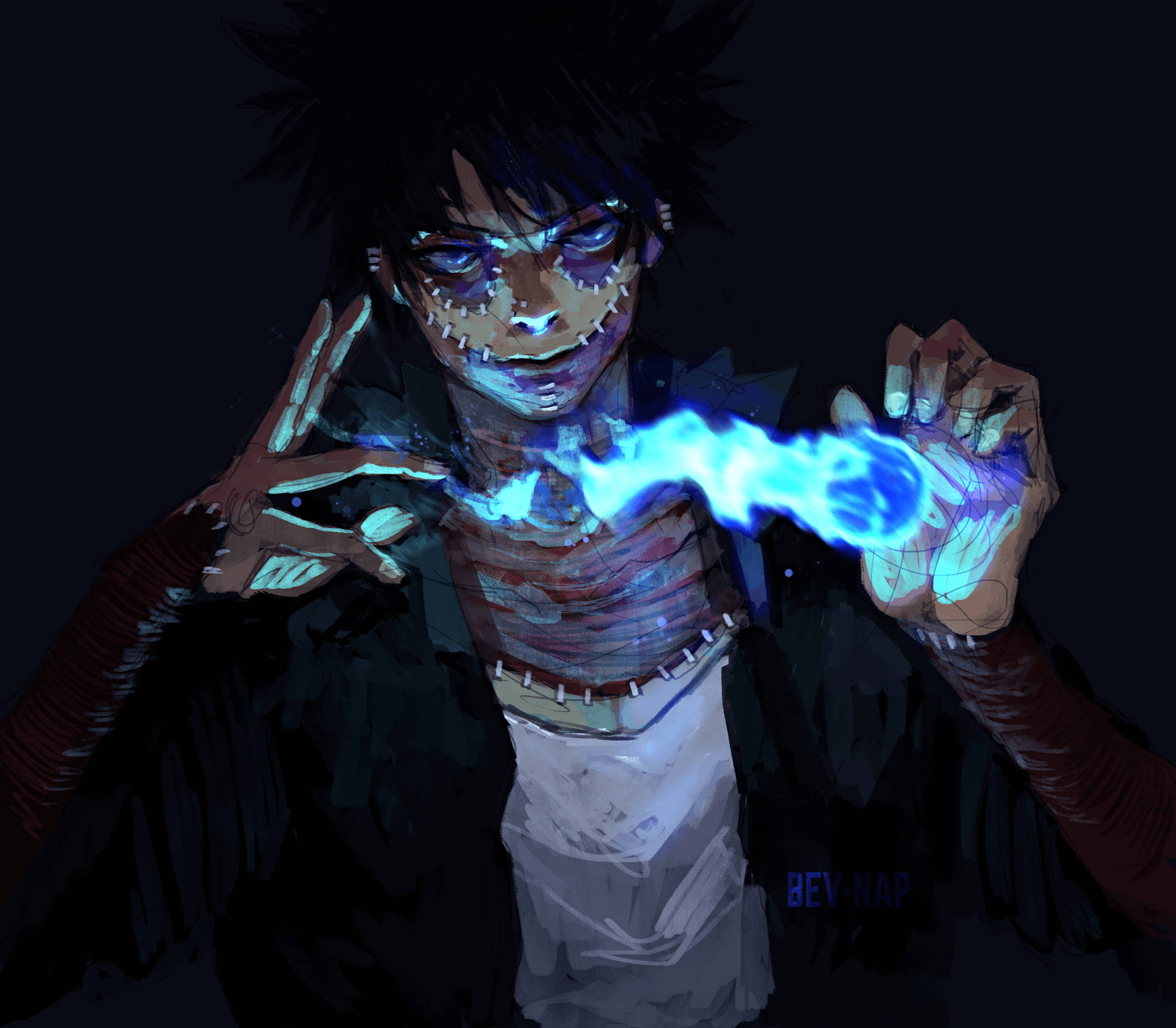 Dabi Aesthetic My Hero Academia Anime Character Background