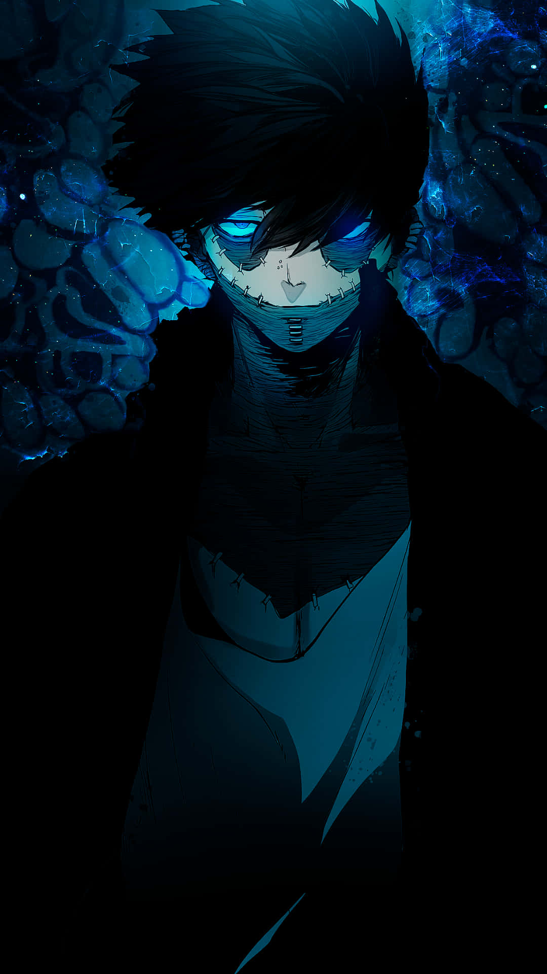 Dabi Blue Darkness Phone Background