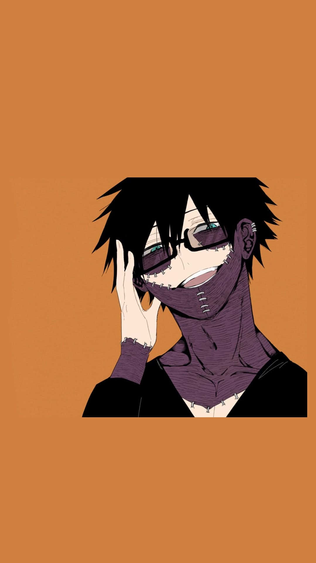 Dabi Head Pose Orange Canvas Phone Background